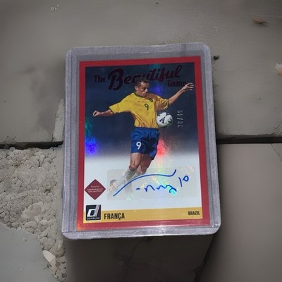 2021-22 Donruss Soccer Road To Qatar Auto red /49 Franca Brazil