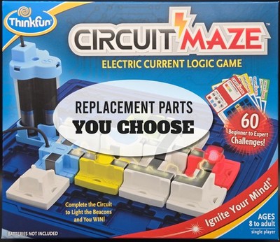 Circuit Maze Electric Current Logic Game REPLACEMENT PARTS PIECES YOU CHOOSE