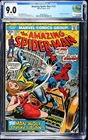 AMAZING SPIDER-MAN #125  CGC 9.0 WP VF/NM  Marvel Comics 1973 Origin Man-Wolf v1