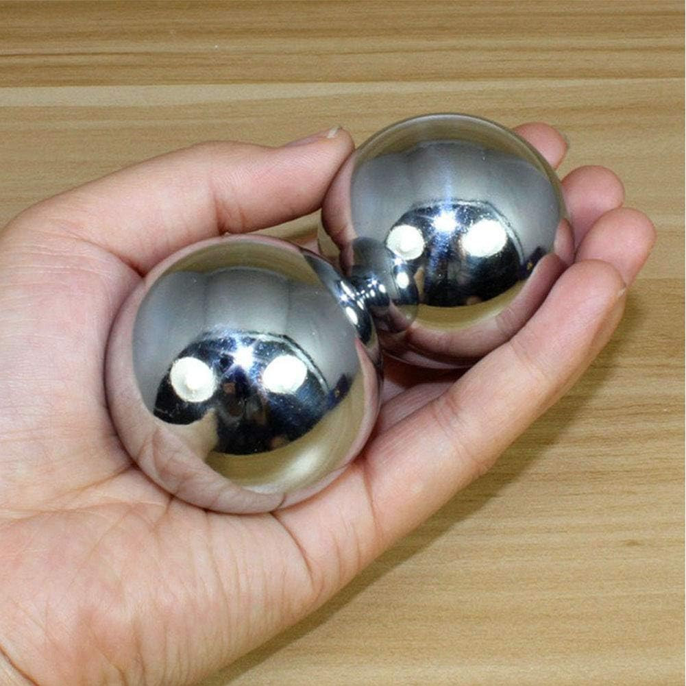 2Pcs Baoding Balls Chinese Health Exercise Stress Balls with Box Meditation Mass