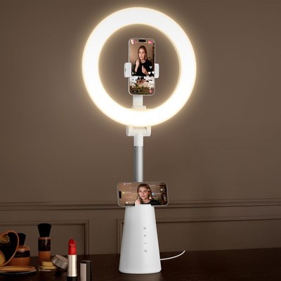 Ring Light for Makeup and Video Recording, 11'' Desk Ring Light with 13.5'' Sta...