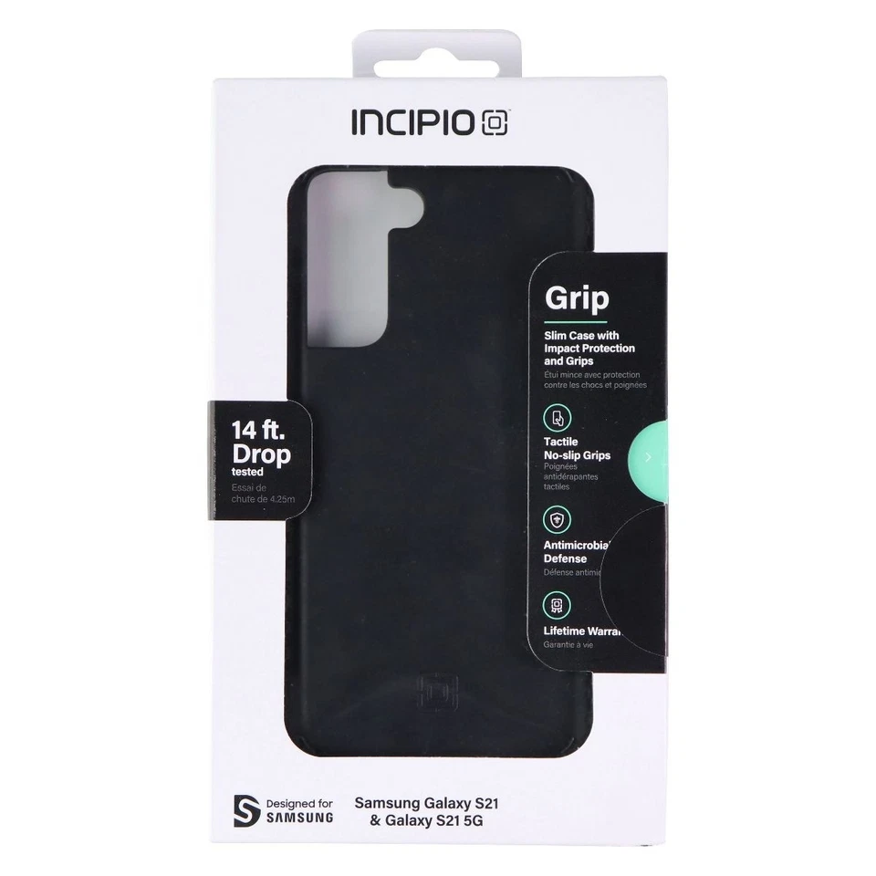 Incipio Grip Series Case for Samsung Galaxy S21 5G - Black - Image 4 of 4