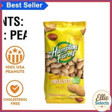 Unsalted Roasted Jumbo Virginia Peanuts 16 oz Bag Protein Snack No Salt Added