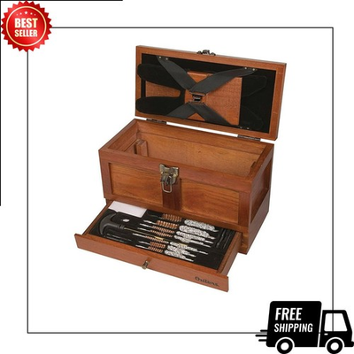 #ad Piece Universal Wood Gun Cleaning Tool Chest .22 Caliber and up Multi $63.89