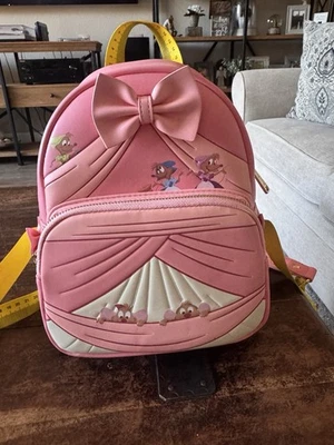 Loungefly Disney Cinderella Pink Dress Peek-a-Boo Mini Backpack - Image 1 of 4