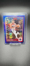 Jordan Poole 2023-24 NBA Hoops Premium Stock #277 Wizards Blue Pulsar /75