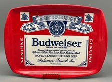 Vtg Budweiser King of Beer Serving Tray  15.5...