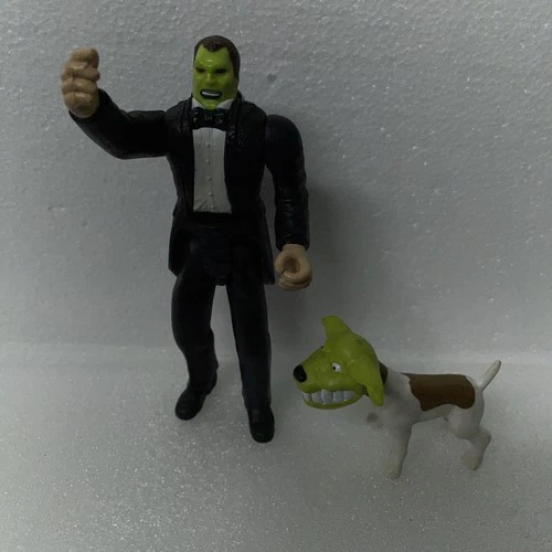 Vintage 1994 Hasbro The Mask Stanley Transforming Figure with Milo the dog  .