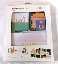 Becky Higgins Project Life Scrapbook Kit 130 pc Trinkets Embellishments New