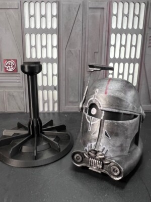 Star Wars Bad Batch Cross Hair CT-9904 Helm detailliert skaliert 35% Modell & Ständer