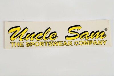 Aufkleber/Sticker Uncle Sam 23x6cm 80er vintage 