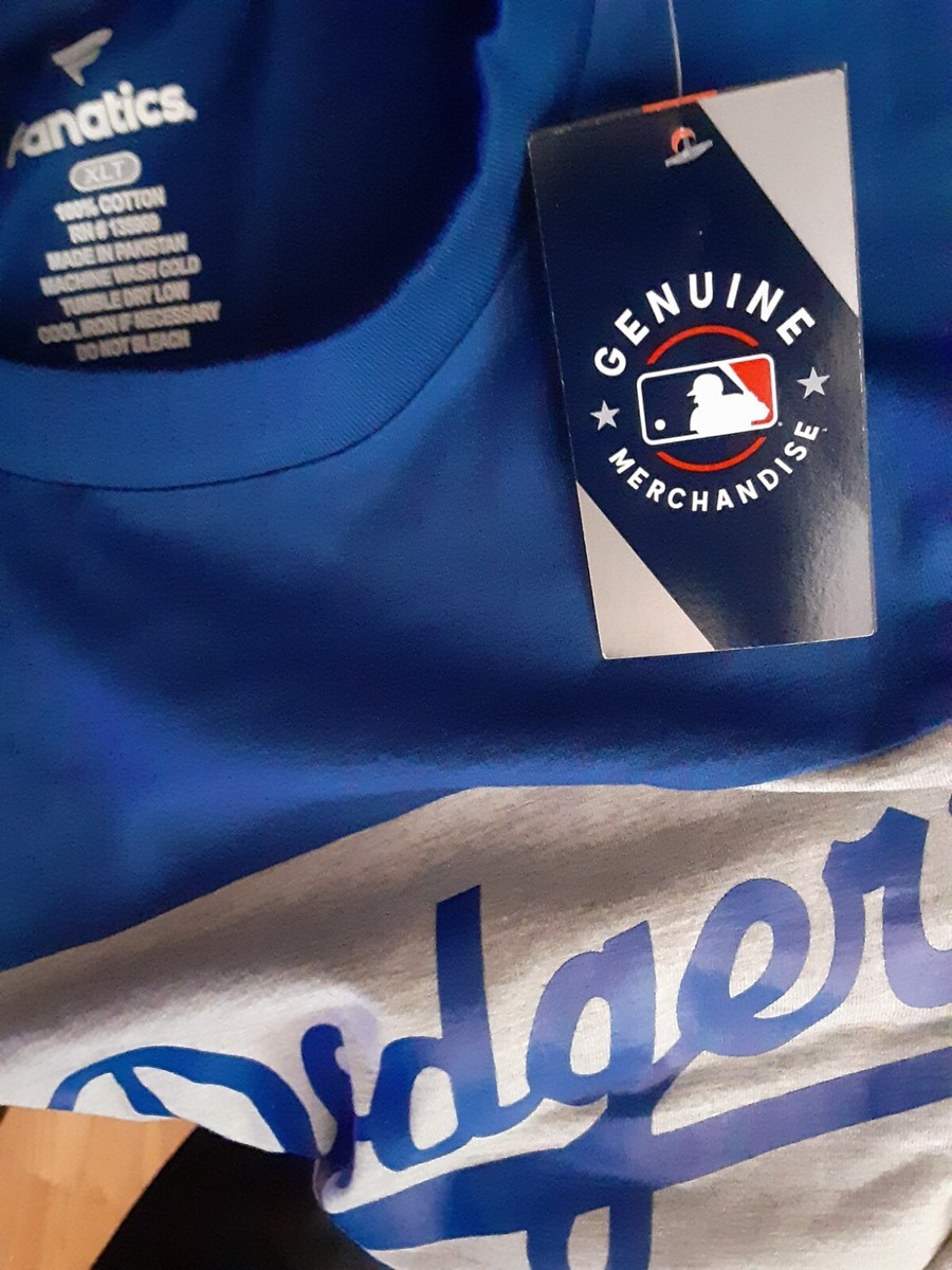 Los Angeles Dodgers Men's Fanatics Big Tall Shirt XLT,4X or