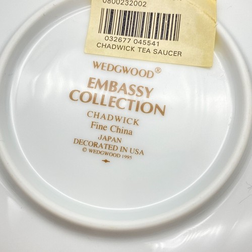 Wedgwood Embassy Collection Chadwick Teetasse und Untertasse 4er Set - Bild 8 von 8