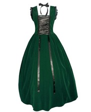 Victorian Steampunk Gothic Velvet Renaissance Antique Inspired Women's Gown