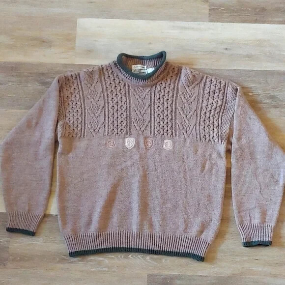 Vintage Sears Roebuck Made in Italy Wool Blend Pullover Knit