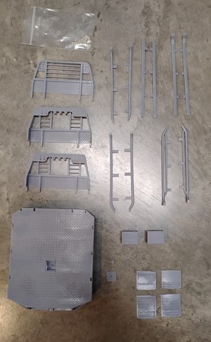 3D Printed 1/25 Bradford Built flat deck, 104mm width, Dually Version - Picture 7 of 8