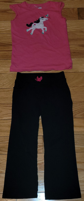 Girls Outfit Jumping Beans Pink Size 6 and Size 7 Pants