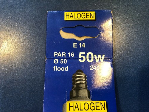 PAULMANN HALOGEN LAMPE PAR 16 E14 FLOOD 240V Ø50 Reflektorlampe R50 50W - Bild 4 von 4