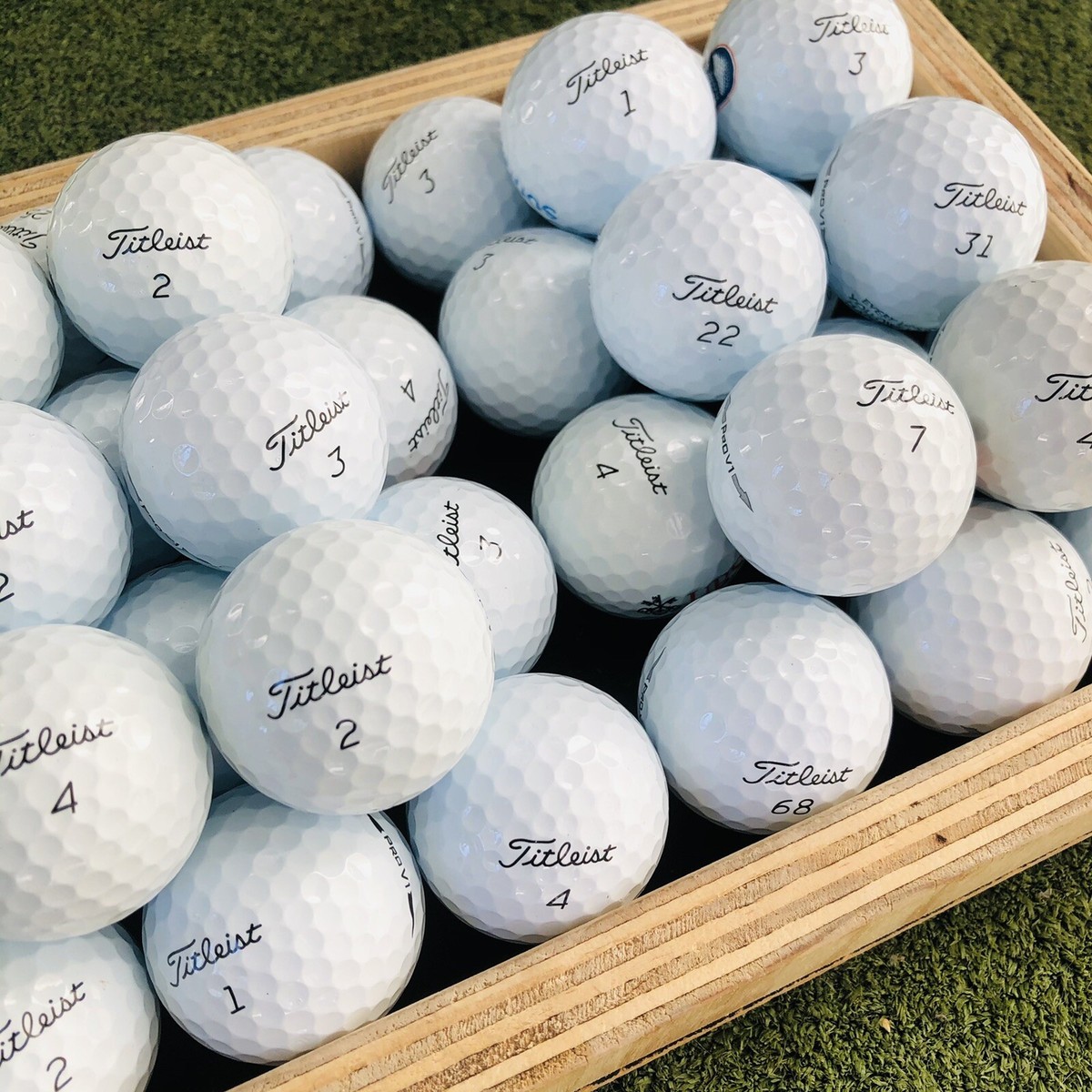 【36球】Titleist Pro V1 JCB THE CLASS【@450】 36 Titleist Pro V1 4A Excellent Used Golf Balls AAAA - FREE