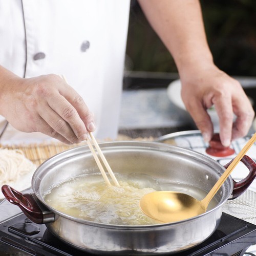 Cooking Ladle Stainless Steel Gravy Ladle Sauce Soup Spoon Wok Ladle Heavy Duty - Picture 10 of 12