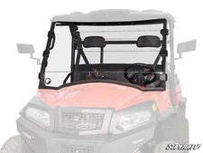 SuperATV Scratch-Resistant Full Windshield for Hisun Sector/2015+