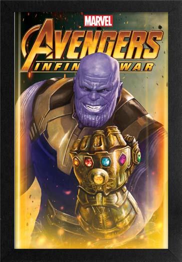 AVENGERS IW THANOS 13x19 FRAMED GELCOAT POSTER GIFT INFINITY WAR