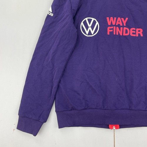 ADIDAS Hoodie Medium 12-14 Purple Womens Euro 2022 Hooded Sweatshirt Full Zip - Picture 14 of 17