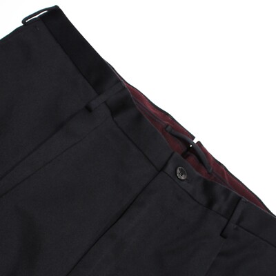 Incotex NWT Dress Pants Size 54 (US 38) Carrot Fit in Blue 100% Cotton