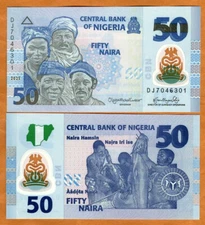 Nigeria, 50 naira, 2025, P-New,  POLYMER, UNC