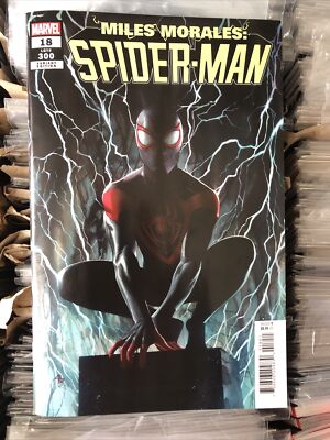 MILES MORALES SPIDER-MAN #18 VARIANT ADI GRANOV ON PEDISTAL LEGACY #300 AMAZING
