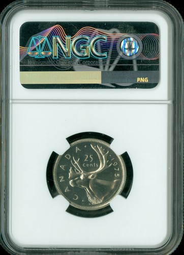 1975 CANADA 25 CENTS NGC MAC MS-67 PQ SPOTLESS * - Picture 2 of 2