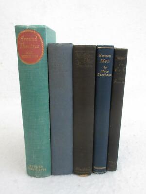 Lot of 5 Books by MAX BEERBOHM Even Now, Yet Again, Seven Men, Mainly on the Air