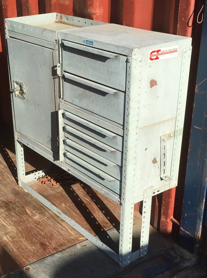 Adrian Steel Cargo Van Sprinter Commercial Vertical Shelving Drawer Unit thumbnail 2