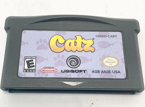 Game Boy Advance Catz UNTESTED Case Looks To Be In Excellent Condition