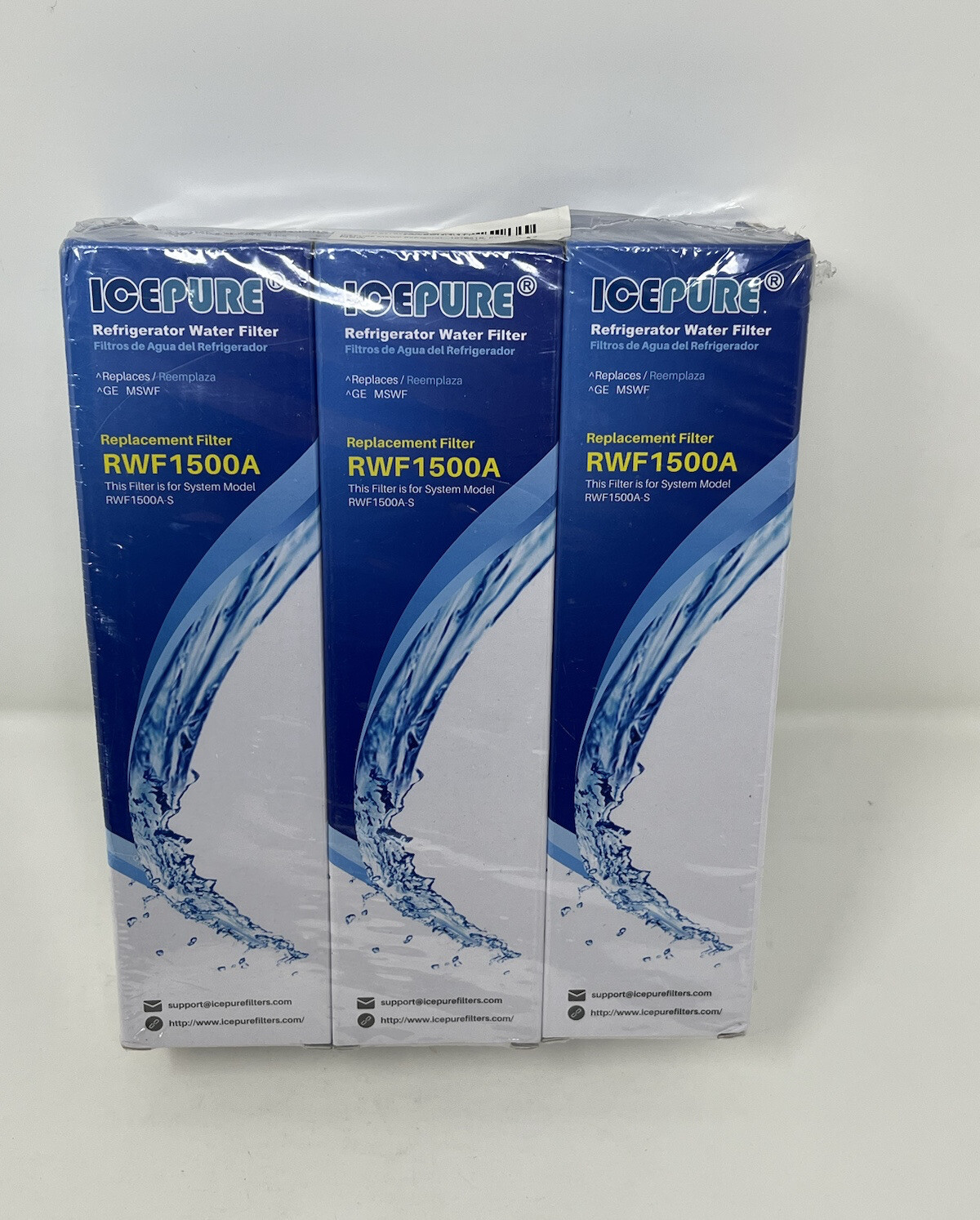 New, Sealed, IcePure RWF0500A Replacement Refrigerator Water Filter 3 Pack 791258198457 eBay