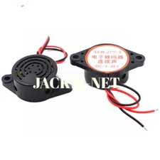 2PCS 100DB Alarm DC 3-24V Electronic Buzzer Continuous NEW