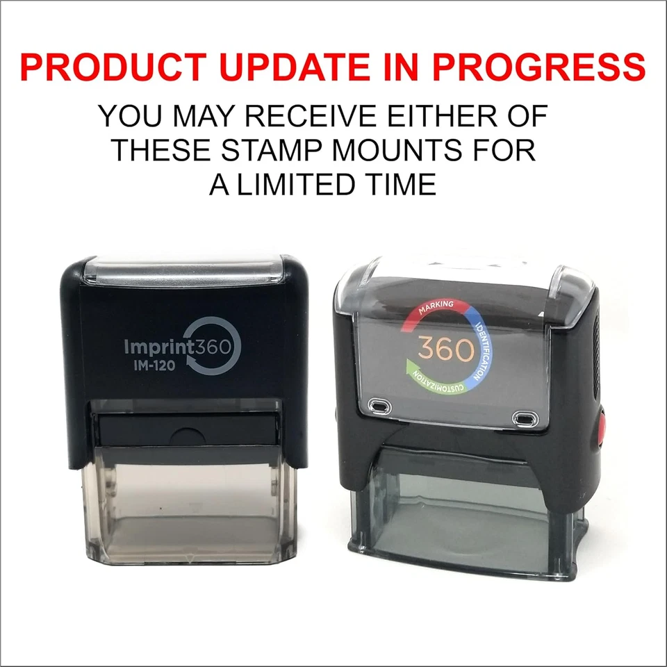 AS-IMP1022 - Denied, Heavy Duty Commerical Quality Self-Inking Rubber Stamp, Red - Image 3 of 3
