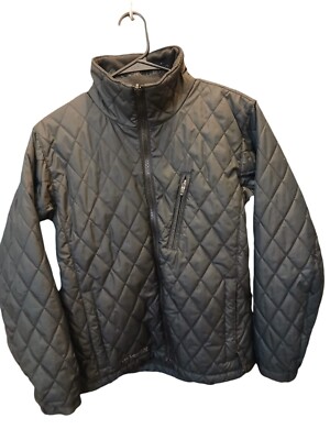 Columbia Vertex Jacket Womens S Black Quilted Core Interchange