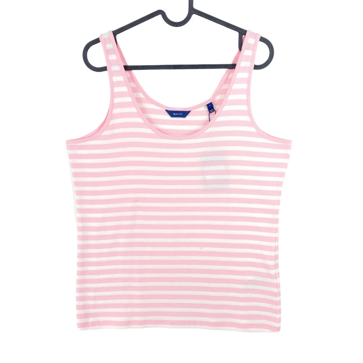 T-shirt A Maniche Corte Raglan Da Donna, A Righe Rosa, Tessuto Leggero Ed Elastico, Top Casual Estivo, Taglia L Americana