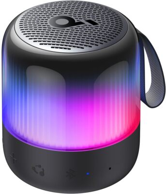 soundcore Glow Mini Speaker Tragbarer 360° Sound Lichtshow IP67 für Camping