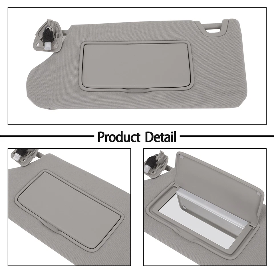 Sun Visor + Lamp Gray Left Driver side For NISSAN Altima 2013-2018 96401-3TA2A Foto 4 de 4
