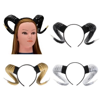 Cerchietto Con Corna Da Diavolo Per Halloween | Accessorio Gotico Morbido E Leggero Per Costumi E Foto