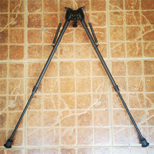 6" 9"13" Carbon Fiber Foldable Adjustable Spring Return Hunting Rifle Bipod - Picture 13 of 17