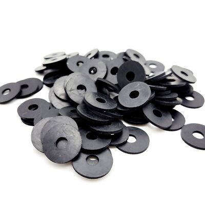 #ad 6mm ID Rubber Flat Washers 19mm OD x 1.6mm Thick Sealing Spacer 6 x 19 x 1.6mm $27.89