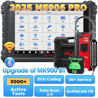 Autel MaxiSYS MS906 Pro MS906BT Full System Diagnostic Scanner Tool as MK906 PRO