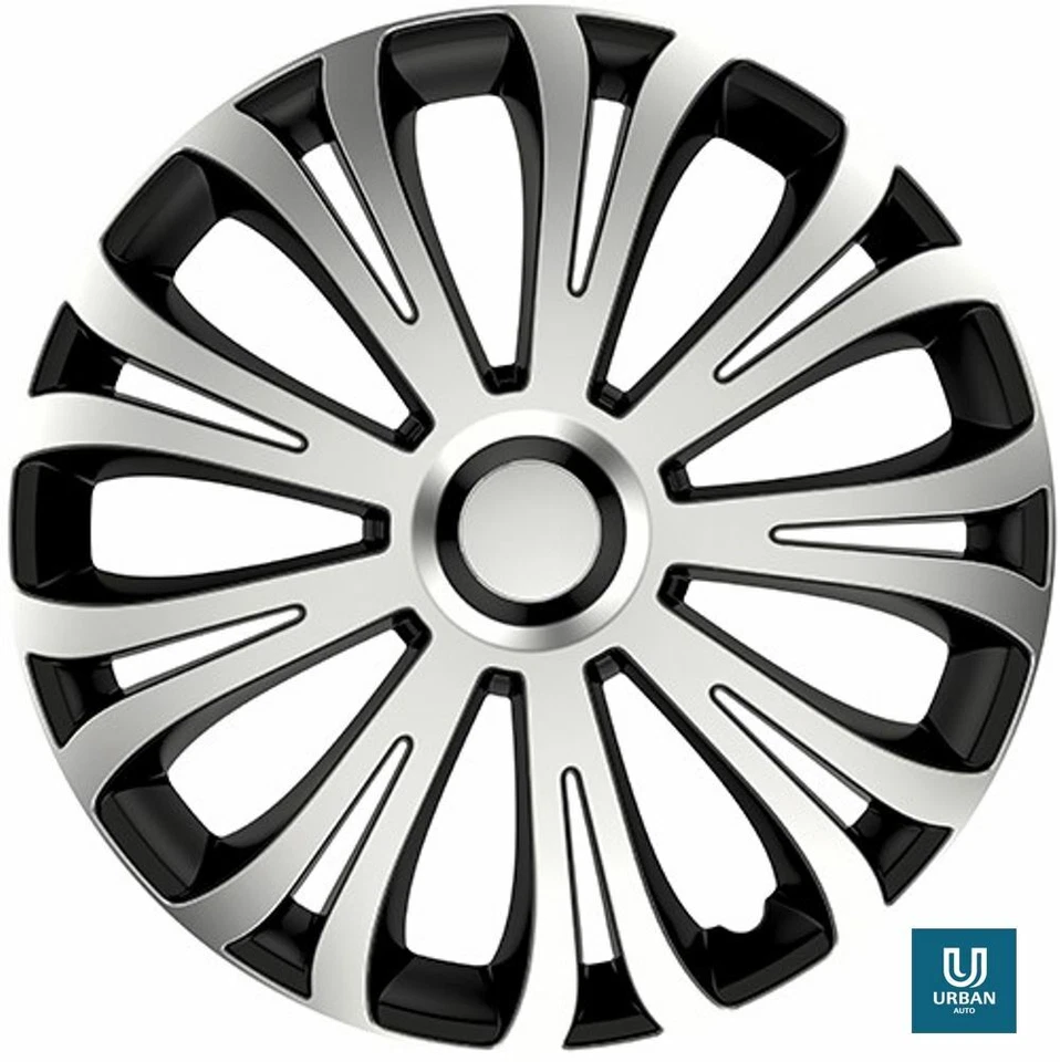 Wheel Trim Cover Inferno 14" To Fit Audi Q3 Silver/Black Set Of 4 - Image 2 of 4