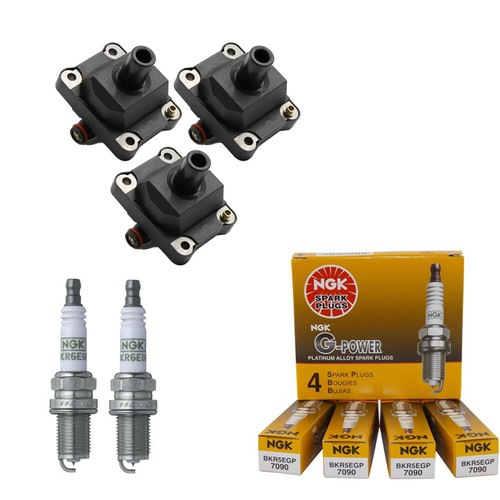UF137 Ignition Coils + NGK Spark Plugs For MercedesBenz S320 E320 C280