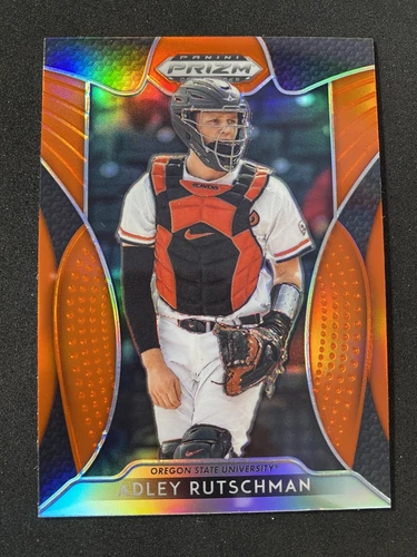 2019 Panini Prizm Draft Picks - Adley Rutschman #93 Orange Prizm Oregon State