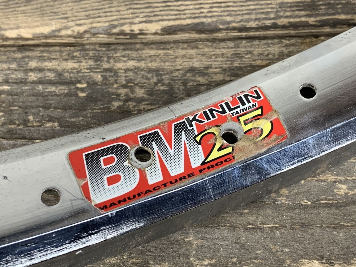 BM 25 Kinlin bmx 20” hoop double wall bmx mid school Wheel | eBay