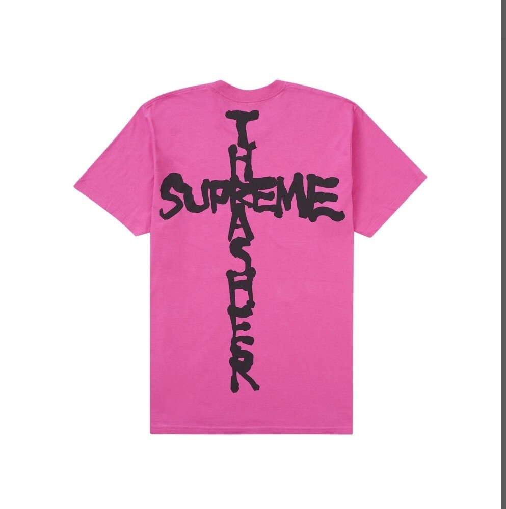 SUPREME/THRASHER CROSS TEE FUCHSIA SIZE XXL FW24 WEEK 6 100 